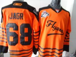 NHL Philadelphia Flyers #68 Jagr Orange Jerseys