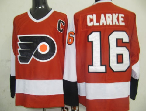 Philadelphia Flyers 16 clarke Orange JerseysCCM