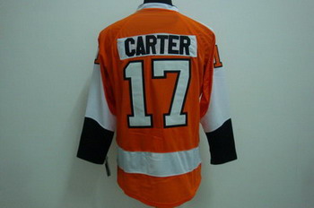 Philadelphia Flyers 17 Jeff Carter orange