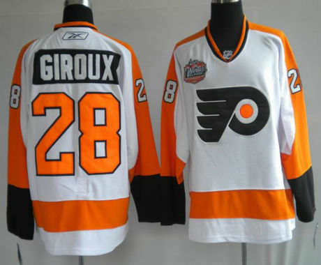 Philadelphia Flyers 28# GIROUX White Jerseys WINTER CLASSIC VINTAGE