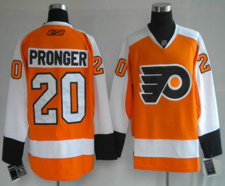 Philadelphia Flyers 20# PRONGER Orange Jerseys