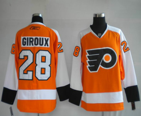 Philadelphia Flyers 28# GIROUX Orange Jerseys