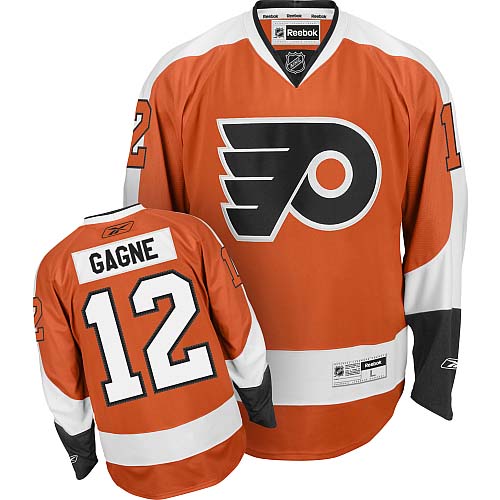 NHL Philadelphia Flyers #12 Simon Gagne Premier Third Jersey