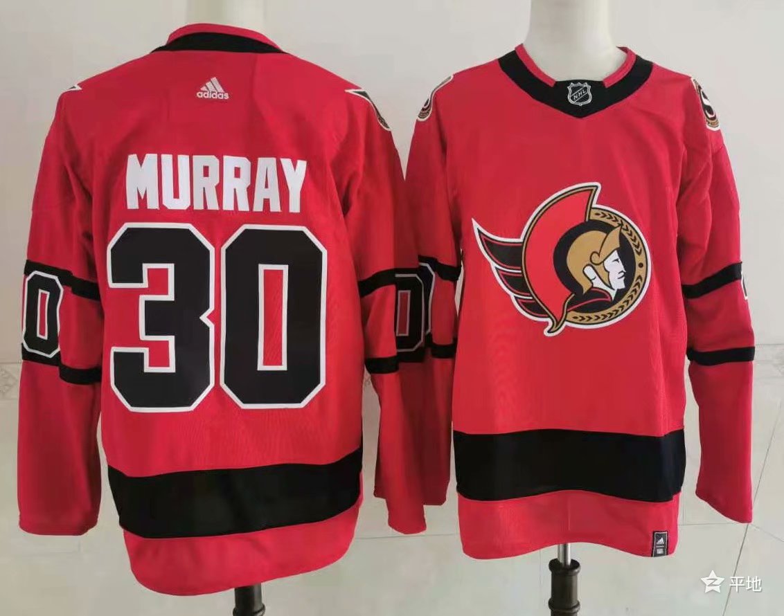 Men's Ottawa Senators #30 Matt Murray Red 2021 Retro Stitched NHL Jersey