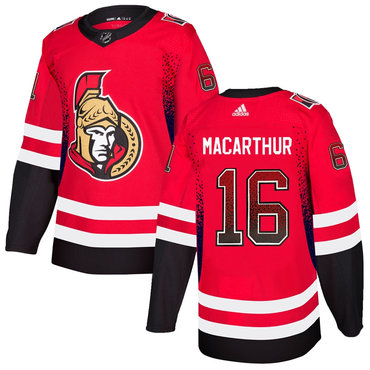 Senators 16 Clarke MacArthur Red Drift Fashion Adidas Jersey