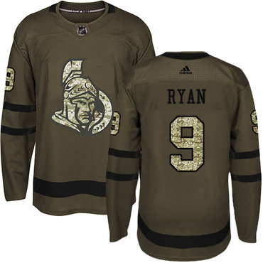 Adidas Senators #9 Bobby Ryan Green Salute to Service Stitched NHL Jersey