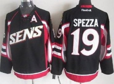 Ottawa Senators 19 Jason Spezza Black NHL Jerseys