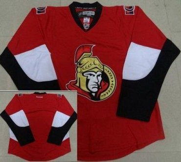 Ottawa Senators Blank Red NHL Jerseys