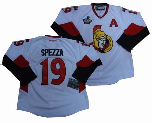 Ottawa Senators Jason Spezza 19 WHITE 2012 ALL STAR PATCH Jersey