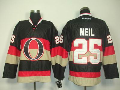 Ottawa Senators 25 NEIL black Jersey