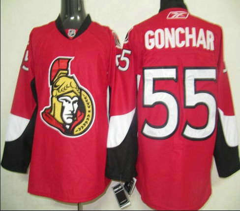 NHL Jerseys Ottawa Senators 55 Gonchar Red