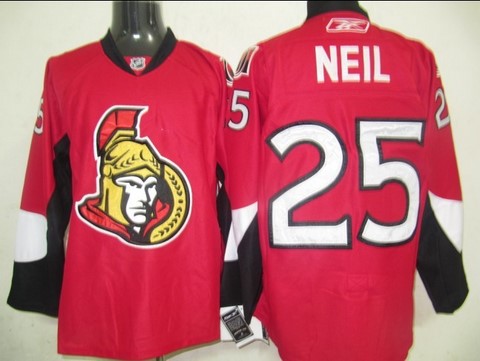 Ottawa Senators 25 Neil Red Jersey