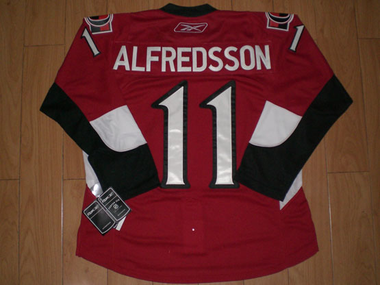 NHL Ottawa Senators #11 Alfredsson Red Jersey