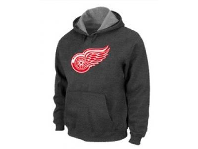 NHL Detroit Red Wings Big & Tall Logo Pullover Hoodie D.Grey