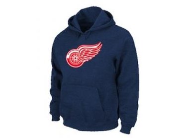 NHL Detroit Red Wings Big & Tall Logo Pullover Hoodie D.Blue