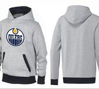 Edmonton Oilers Pullover Hoodie Grey & Black