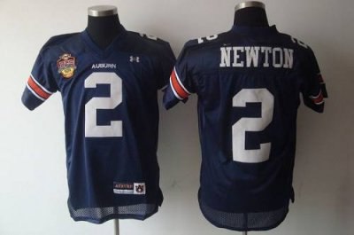 tigers #2 newton blue embroidered ncaa jersey