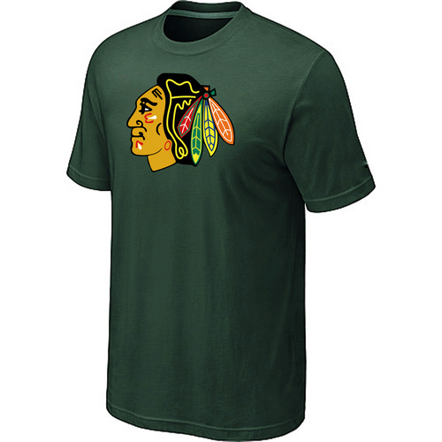 NHL Chicago Blackhawks Big & Tall Logo D.Green T-Shirt