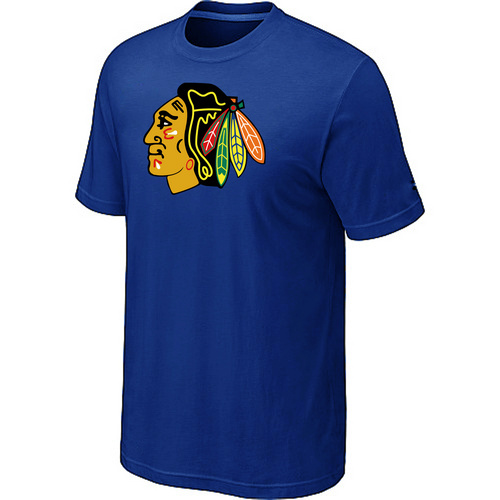 NHL Chicago Blackhawks Big & Tall Logo Blue T-Shirt