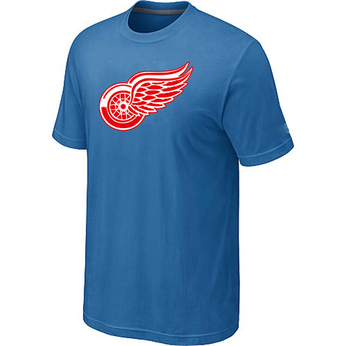 NHL Detroit Red Wings Big & Tall Logo Light Blue T-Shirt