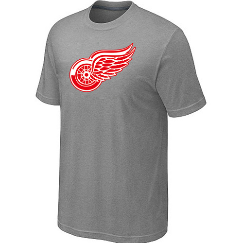 NHL Detroit Red Wings Big & Tall Logo L.Grey T-Shirt