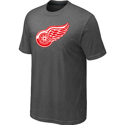 NHL Detroit Red Wings Big & Tall Logo D.Grey T-Shirt