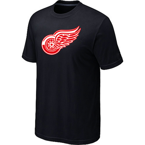 NHL Detroit Red Wings Big & Tall Logo Black T-Shirt