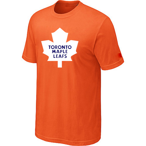 NHL Toronto Maple Leafs Big & Tall Logo Orange T-Shirt