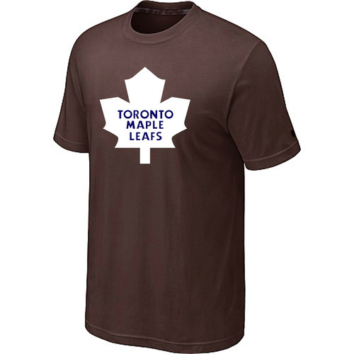 NHL Toronto Maple Leafs Big & Tall Logo Brown T-Shirt