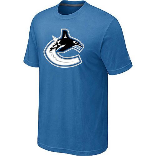 NHL Vancouver Canucks light Blue Big & Tall Logo T-Shirt