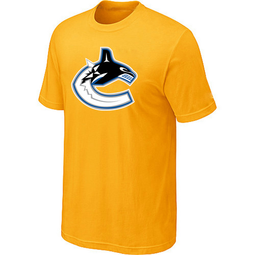 NHL Vancouver Canucks Yellow Big & Tall Logo T-Shirt