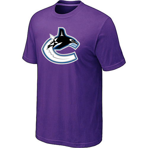 NHL Vancouver Canucks Purple Big & Tall Logo T-Shirt