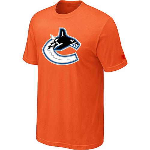 NHL Vancouver Canucks Orange Big & Tall Logo T-Shirt