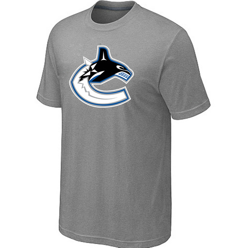 NHL Vancouver Canucks L.Grey Big & Tall Logo T-Shirt