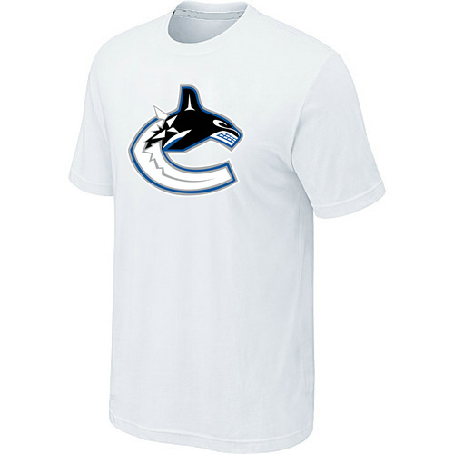 NHL Vancouver Canucks White Big & Tall Logo T-Shirt