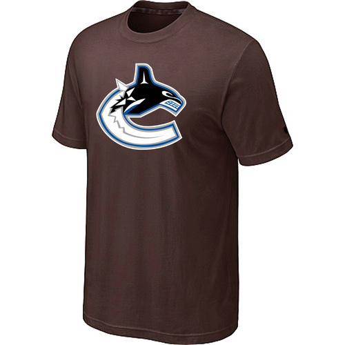 NHL Vancouver Canucks Brown Big & Tall Logo T-Shirt