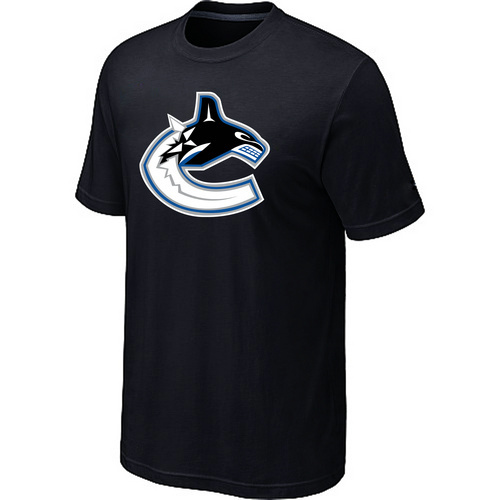 NHL Vancouver Canucks Black Big & Tall Logo T-Shirt