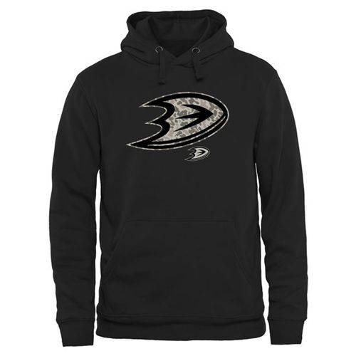 Anaheim Ducks Black Rink Warrior Pullover Hoodie