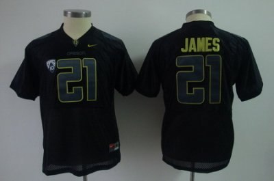 youth kids ncaa oregon ducks 21 lamichael james black jersey