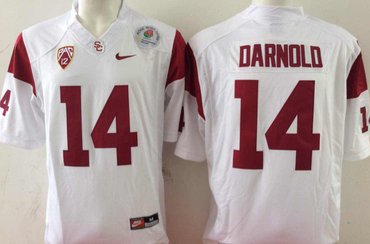 USC Trojans 14 Sam Darnold White College Football Jersey