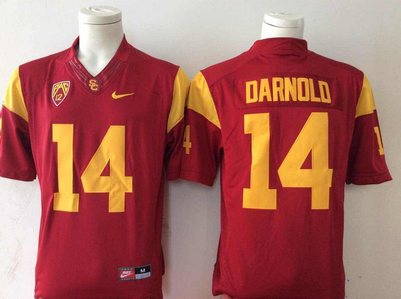 USC Trojans 14 Sam Darnold Red College Football Jersey