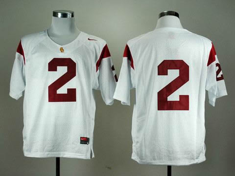 NEW usc trojans robert woods 2 white college football jerseys