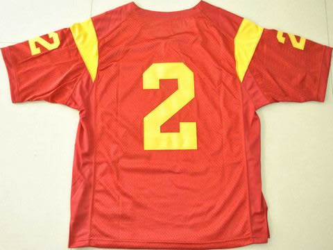 NEW usc trojans robert woods 2 red college jerseys