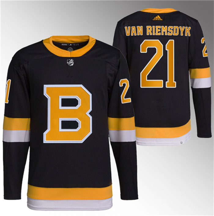 Men's Boston Bruins #21 James Van Riemsdyk Black Home Breakaway Stitched Jersey