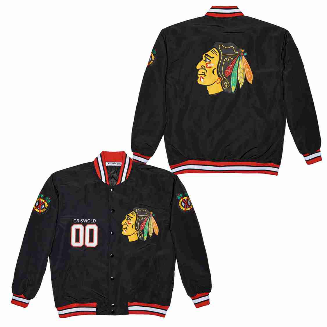 Chicago Blackhawks Blackhawks #00 Clark Griswold JACKET BLACK