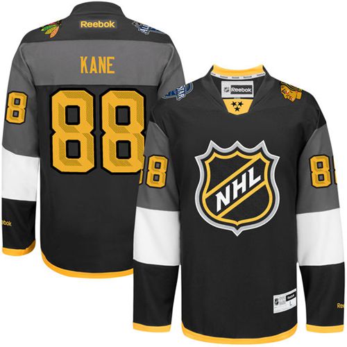 Blackhawks #88 Patrick Kane Black 2016 All Star Stitched NHL Jersey