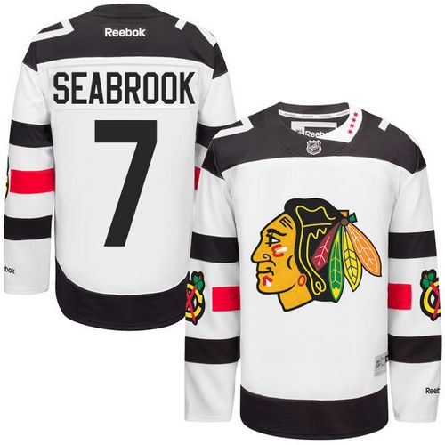 Blackhawks #7 Brent Seabrook White 2016 Stadium Series Stitched NHL Jersey