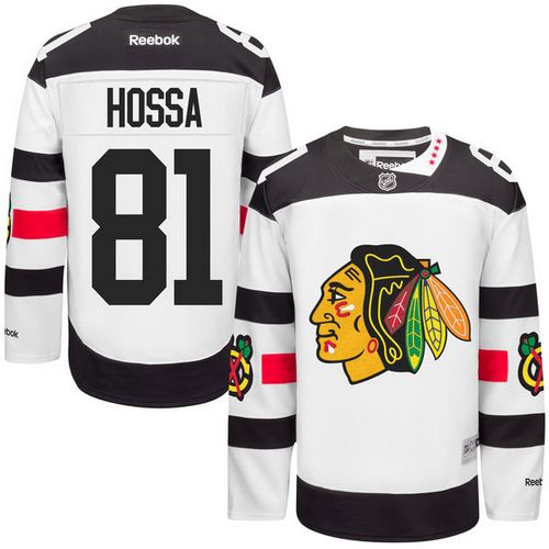 Blackhawks #81 Marian Hossa White 2016 Stadium Series Stitched NHL Jersey