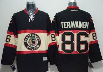 Chicago Blackhawks #86 Teuvo Teravainen Black New Third Stitched NHL Jersey