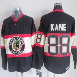 Chicago Blackhawks #88 Patrick Kane Black Third CCM Stitched NHL Jersey